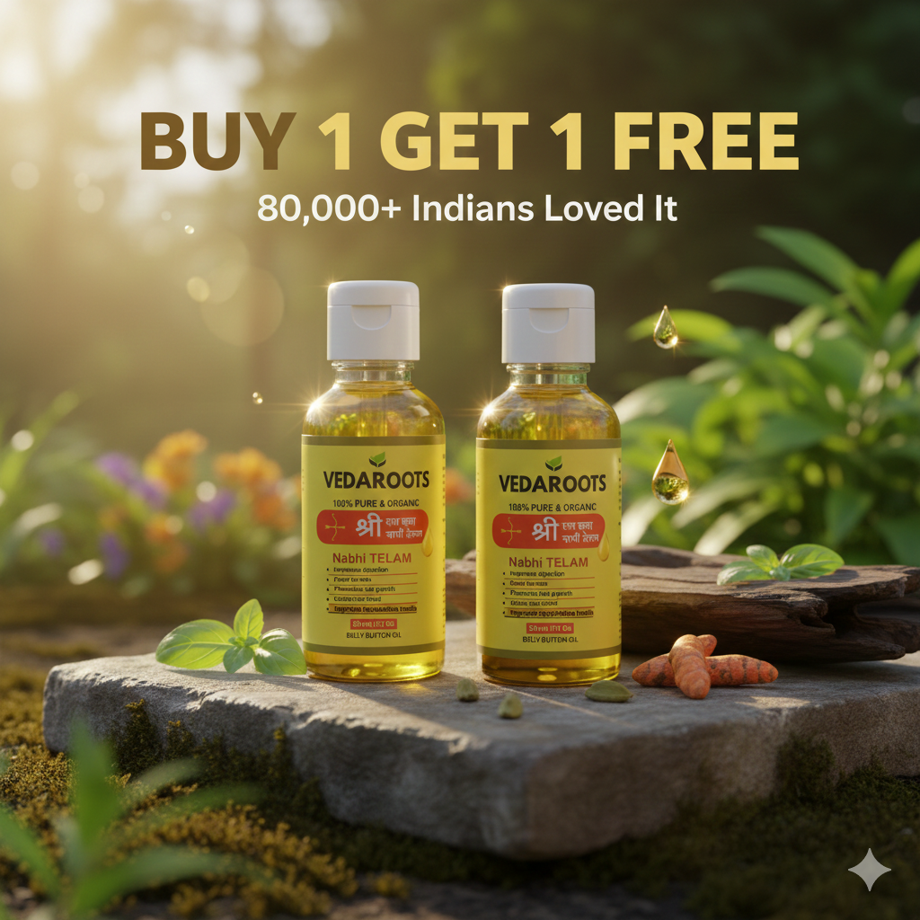 Ayurvedic Nabhi Oil – Buy 1 Get 1 FREE🔥