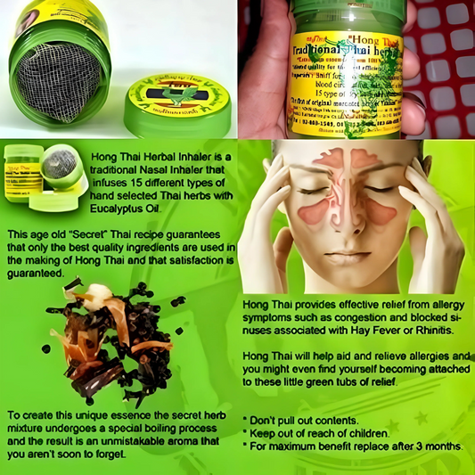 Hong Thai Traditional Herbal Inhaler 🌿🌬️ ( Buy 1 Get 1 FREE🔥🔥)